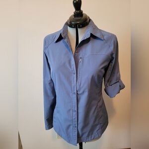 Blue, Columbia shirt